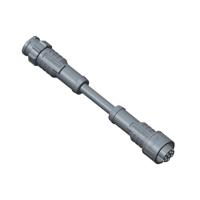 ab-au08fl-upbml-qh002 Amphenol IndustrialAB-AU, 2m X-Lok A Size to Female RJ45 Male, Terminated