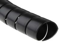 162-20300-spf30-pp-bk HellermannTyton Spiral Wrap, I.D 30mm, 34mm PP SPF Series