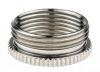 52104240 Lapp Cable Gland Adaptor, M25 Exterior Thread, PG16 Interior Thread, Nickel Plated Brass, SKINDICHT Series