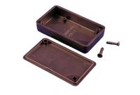 1551jbk Hammond 1551 Series Black ABS Enclosure, IP54, Flanged, Black Lid, 60 x 35 x 15mm