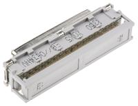 8350-6005 3M 8300 50 Way Right Angle Cable Mount D-sub Connector Socket, 2.74mm Pitch