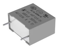 r413i222040m1m KEMET R41 Metallised Polypropylene Film Capacitor, 1 kV dc, 300 V ac, ±20%, 22nF, Through Hole