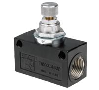 t1000c4800 Norgren T1000 Series Threaded Flow Regulator, G 1/2 Female Inlet Port x G 1/2 Female Outlet Port