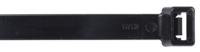 811-1675 RS PRO Cable Tie, 550mm x 12.7 mm, Black Nylon, Pk-100
