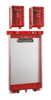 uclb-red-permit-display-station Brady Red 24-Lock Plastic Group Lockout & Permit Control, 6.60mm Shackle
