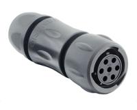 utsx6jc147sscr Souriau Sunbank by Eaton Circular Connector, 7 Contacts, Cable, Standard Connector, Plug, Female, IP68, IP69K, UTSX