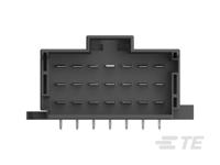 966140-6 TE Connectivity, AMP MCP Automotive Connector 21 Way, Solder Termination
