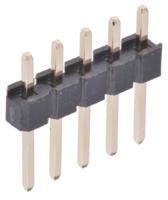 61300511121 Wurth Elektronik WR-PHD Series Straight Through Hole Pin Header, 5 Contact(s), 2.54 mm Pitch, 1 Row, Unshrouded