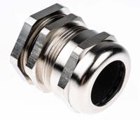 c5232000r SIB SIB-TEC Series Metallic Nickel Plated Brass Cable Gland, M32 Thread, 11mm min., 21mm max., IP68