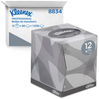 8834 KLEENEX White Facial Tissues, Box of 88