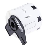 dk-11209 Brother White Black Print Label Roll, 62mm Width, 29mm Height, 800Per Roll Qty