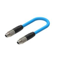 935100327-rsmgvs8mrsmgvs8m99840-m Lumberg AutomationRSMGVS8MRSMGVS8M998, 40m, Blue M8 to Male M8 Male, Tinned Copper Shielded, Terminated Polyurethane