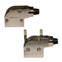 981-015-130r121 Norcomp 981 Series Zinc Alloy Right Angle D Sub Backshell, 15 Way, Strain Relief