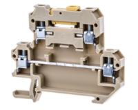 0687460000 Weidmuller  SAK Series Beige, Double-Level, Screw Termination