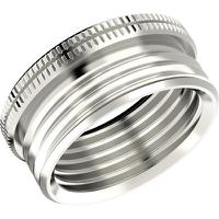 52104240 Lapp Cable Gland Adaptor, M25 Exterior Thread, PG16 Interior Thread, Nickel Plated Brass, SKINDICHT Series