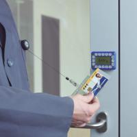 801219 Durable Transparent Acrylic Name Badge