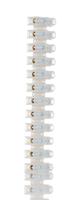 cs5ntpe HellermannTyton Terminal Strip, 5A, 6 mm² Wire, Screw Termination
