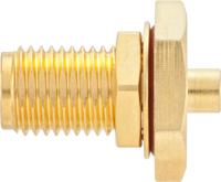 32k601-271l5 Rosenberger, Jack Panel Mount SMA Connector, 50Ω, Solder Termination, Straight Body