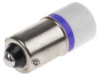 212-519 RS PRO Blue LED Indicator Lamp, 24V ac/dc, BA9s Base, 10mm Diameter, 490mcd