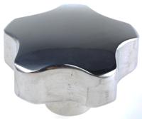 478-523 RS PRO Silver Multiple Lobes Clamping Knob, M10, Threaded Hole