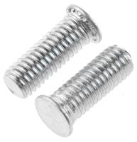 827-401 RS PRO Steel Zinc plated & clear Passivated Self Clinching Stud, M5, length-14mm