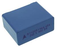b32654a4225k000 EPCOS B32654 Polypropylene Film Capacitor, 200 V ac, 400 V dc, ±10%, 2.2μF, Through Hole