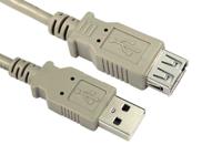 195-4274 RS PRO USB 2.0, Male USB A to Female USB A, 3m