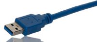 266-8466 RS PRO USB 3.0, Male USB A to Male USB A, 3m