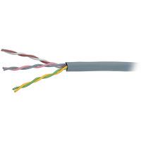 li-yy-2x2x014-mm2 Cabloswiss LI-YY Series Multicore Industrial Cable, 4 Cores, 0.14 mm², Unscreened, 100m, Unshielded Shield, Multicore