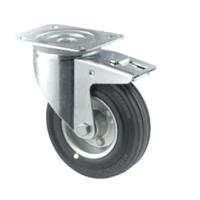 3477dyr100p62 Tente Braked Swivel Castor Wheel, 70kg Capacity, 100mm Wheel