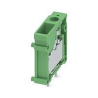 1703063 Phoenix Contact PCB Terminal Block, 1-Contact, 6.35mm Pitch, Wave Soldering, 1-Row, Plug In, Screw Termination