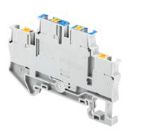 3210994 Phoenix Contact  PTTB 2.5-L/N Series Grey, 0.14 → 4mm², Double-Level, Push In Termination, ATEX