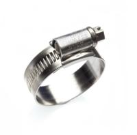 hgj160bp HI-GRIP A4/316 Stainless Steel Slotted Screw Hose Clip, 0.9mm Band Width, 160mm ID