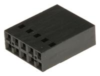 104482-4 TE Connectivity, AMPMODU Short Point Female Connector Housing, 2.54mm Pitch, 10 Way, 2 Row