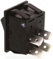 c1553plnacb Arcolectric (Bulgin) Ltd DPST, On-Off Rocker Switch Panel Mount