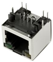 rjhse-5381 Amphenol Communications Solutions RJHS Series Female RJ45 Connector, Through Hole, Cat5e, Tin Plated Copper Alloy