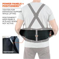 11288 Ergodyne Black Back Support Belt, 52 → 58in