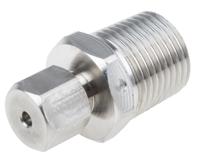 123-5580 RS PRO 1/2 NPT Compression Fitting for Use with Thermocouple or PRT Probe, 1/8in Probe, RoHS Compliant Standard