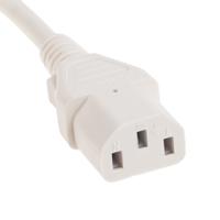 262-1182 RS PRO IEC C13 Socket to Type G UK Plug Power Cord, 3m