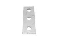 176-6922 Hot Dipped Galvanised Rectangular Bracket 3 Hole, 14mm Holes, 40 x 126 x 5mm