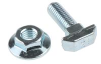 3842528719 Bosch Rexroth M8 T-Head Bolt, Connecting Component, Strut Profile 40 mm, 45 mm, 50 mm, 60 mm, Groove Size 10mm
