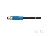 t4061110004-001 TE Connectivity Male 4 way Plug to Unterminated 4 way Free End Sensor Actuator Cable, 0.5 m