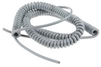 70002623 Lapp ÖLFLEX Spiral Cable 0.75 mm² 2 Core Power Cable, Grey Polyurethane PUR, 1m