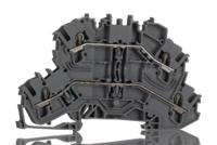 2002-2601 WAGO  TOPJOB S, 2002 Series Grey, 2.5mm², Double-Level, Push-In Cage Clamp Termination, ATEX, IECEx