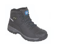 5208-11 Himalayan Black Steel Toe Capped Unisex Safety Boots, UK 11, EU 45