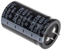 706-3332 RS PRO 330μF Aluminium Electrolytic Capacitor 400V dc, Snap-In
