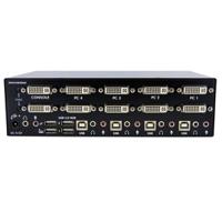 sv431dd2dua StarTech.com 4 Port Dual Monitor USB DVI KVM Switch, 3.5 mm Stereo 1920 x 1200 Maximum Resolution