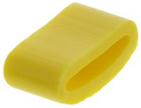 901-10452 HellermannTyton Ovalgrip Slide On Cable Markers, Black on Yellow, Pre-printed "A", 2.5 → 6mm Cable,