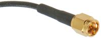 1337809-2 TE Connectivity 1337809 Series, 500 mm, RG174 Coaxial, Terminated 50 Ω