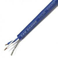 268-027-060 Van Damme Microphone Cable, 0.21 mm² CSA Screened, 6mm od, 100m, Blue